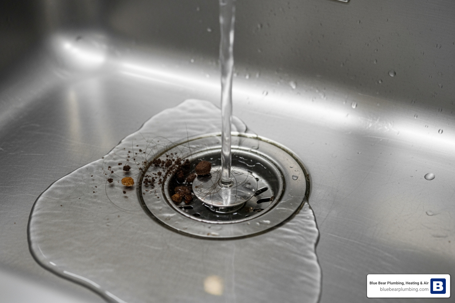 infographic showing common signs of clogged drains including slow drainage, recurring clogs, foul odors, gurgling sounds, water backups, and multiple affected fixtures with illustrations of each problem - drain cleaning company in quincy, ma infographic showing common signs of clogged drains including slow drainage, recurring clogs, foul odors, gurgling sounds, water backups, and multiple affected fixtures with illustrations of each problem - drain cleaning company in quincy, ma