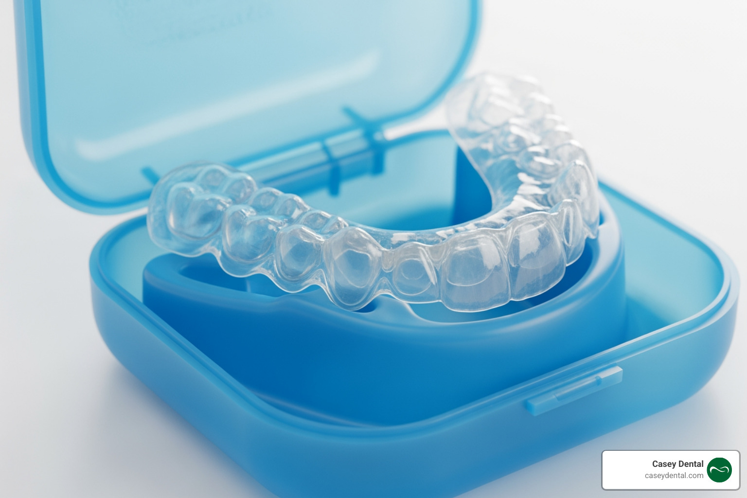Custom-made clear retainer in its case - Invisalign Pittston Custom-made clear retainer in its case - Invisalign Pittston