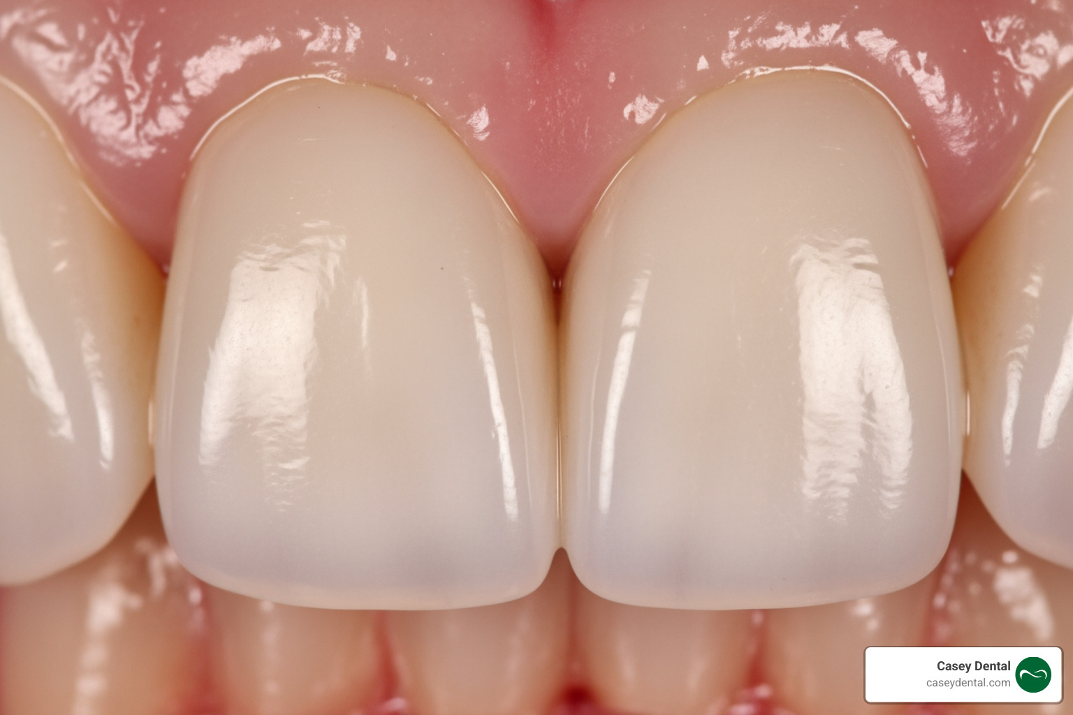 close-up of natural-looking porcelain veneer - dental veneers cost close-up of natural-looking porcelain veneer - dental veneers cost