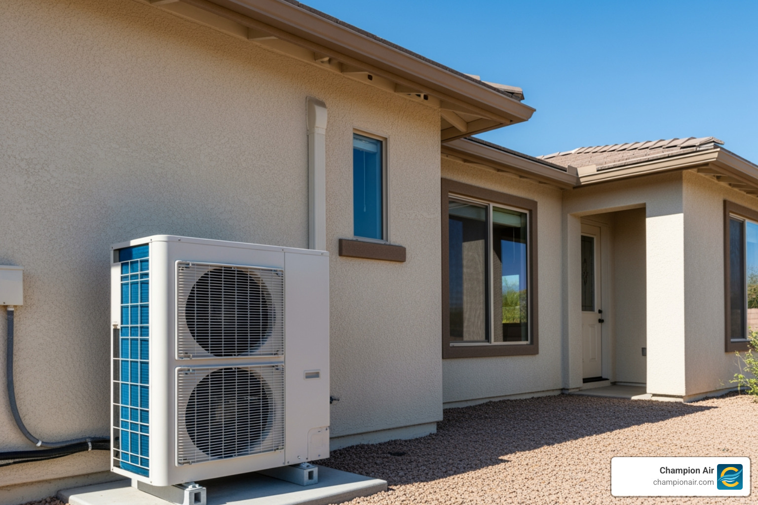 infographic showing the benefits of regular heat pump maintenance in Phoenix including 20-25% energy savings, 15+ year lifespan with proper care, reduced breakdown risk during peak seasons, improved indoor air quality, and lower monthly utility costs in Arizona's extreme climate - heat pump maintenance best in phoenix, az