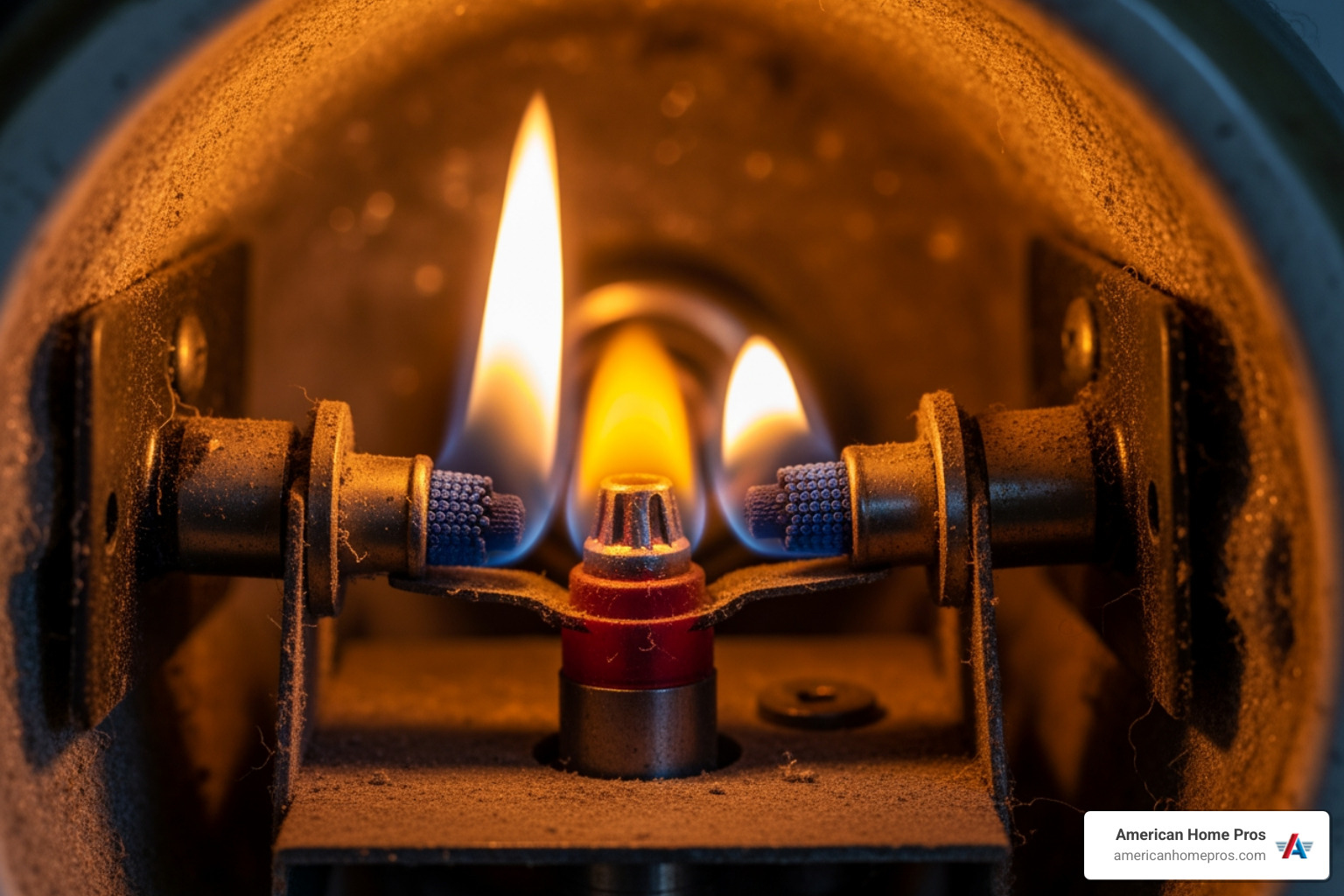 Infographic showing the top 5 signs your heater needs immediate attention: 1. Strange noises like banging or squealing, 2. Unusual burning or gas-like smells, 3. Inconsistent or weak heating throughout your home, 4. Yellow or flickering pilot light instead of blue, 5. Sudden spike in your energy bills - heater repair home in tulsa, ok