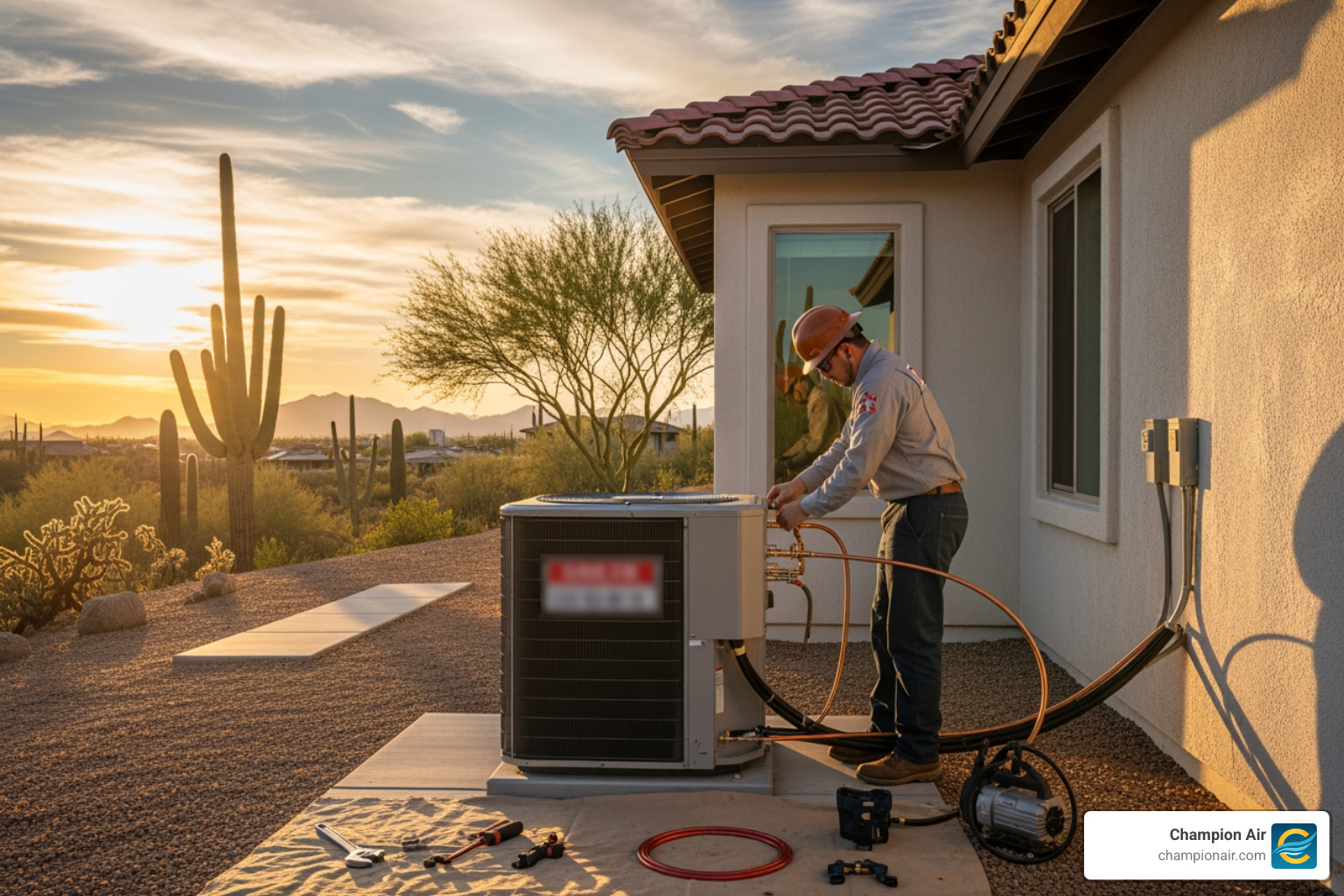 heat pump installation Phoenix home - heat pump installation company in phoenix, az