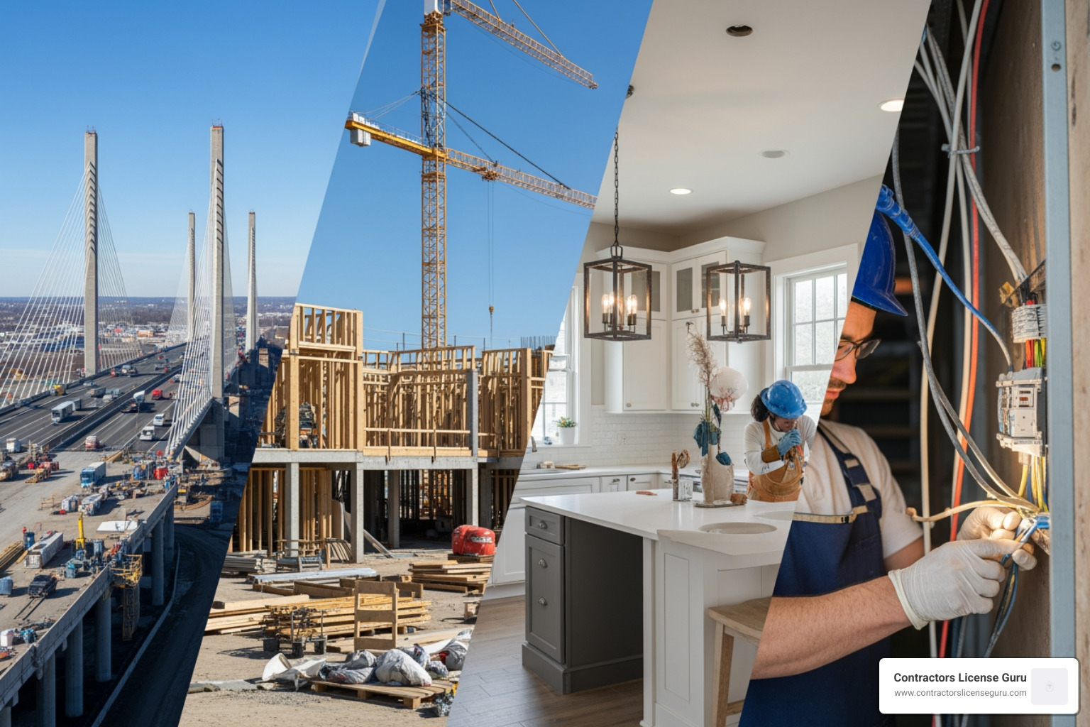 A chart showing the different license classes (A, B, B-2, C) - california contractor license A chart showing the different license classes (A, B, B-2, C) - california contractor license