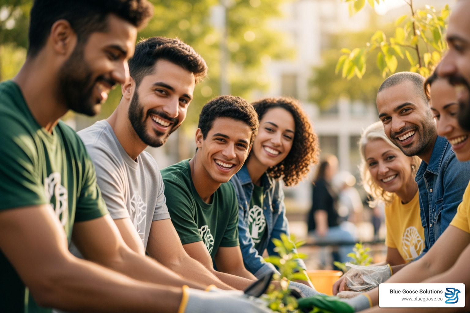 Team brainstorming with sticky notes on a whiteboard - mission driven branding