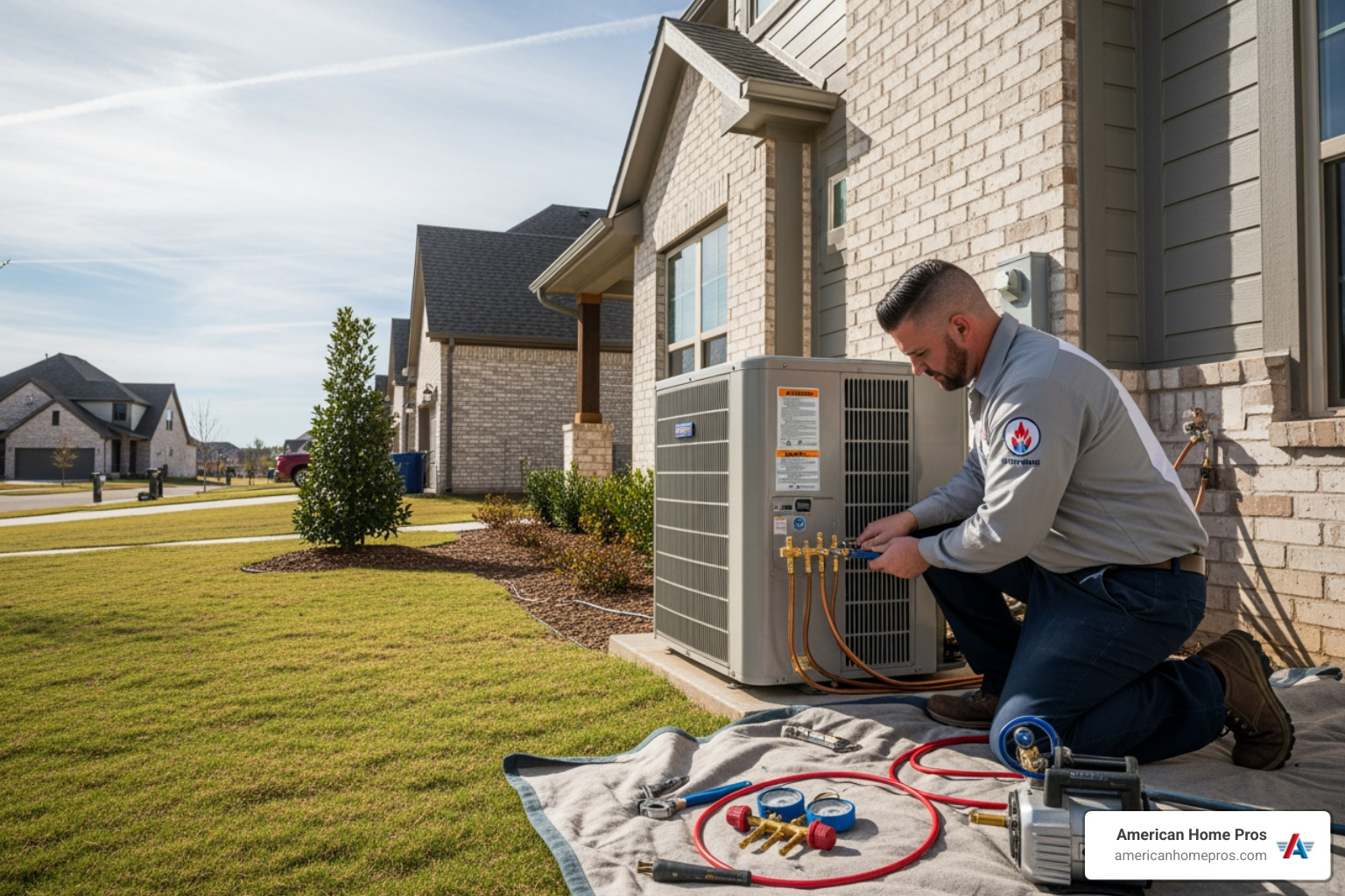 infographic showing heat pump operation in heating and cooling modes with heat transfer arrows, seasonal benefits for Jenks climate, and efficiency comparison to traditional HVAC systems - heat pump installation in jenks, ok