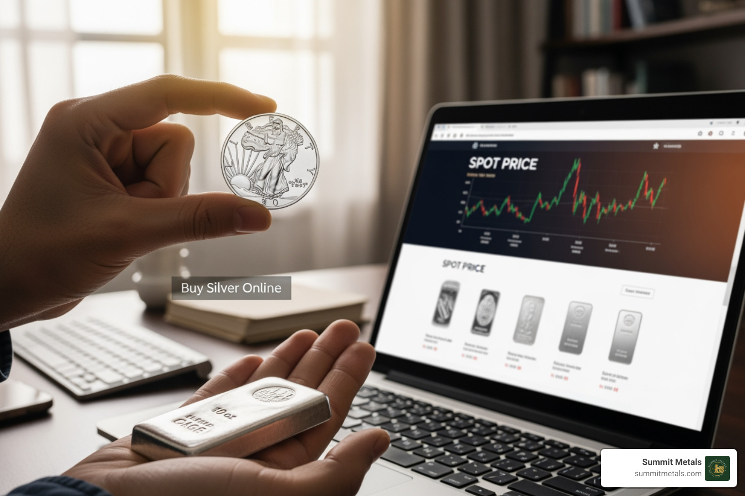 buy silver at spot online