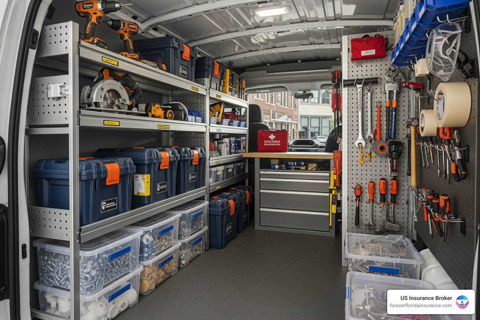 tools and equipment inside a work van - commercial auto coverage options tools and equipment inside a work van - commercial auto coverage options