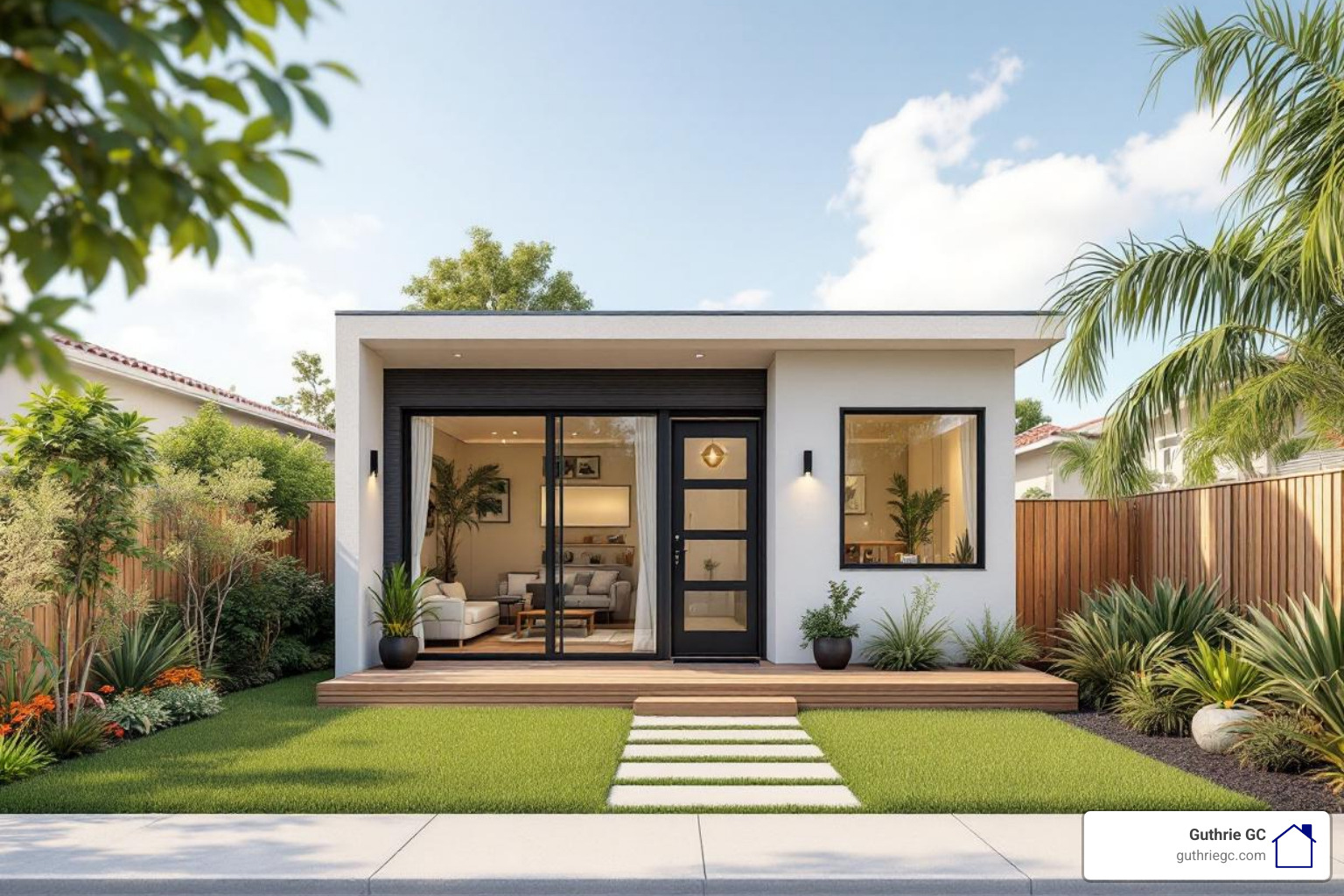 Modern ADU in San Diego backyard - ADU permit San Diego Modern ADU in San Diego backyard - ADU permit San Diego