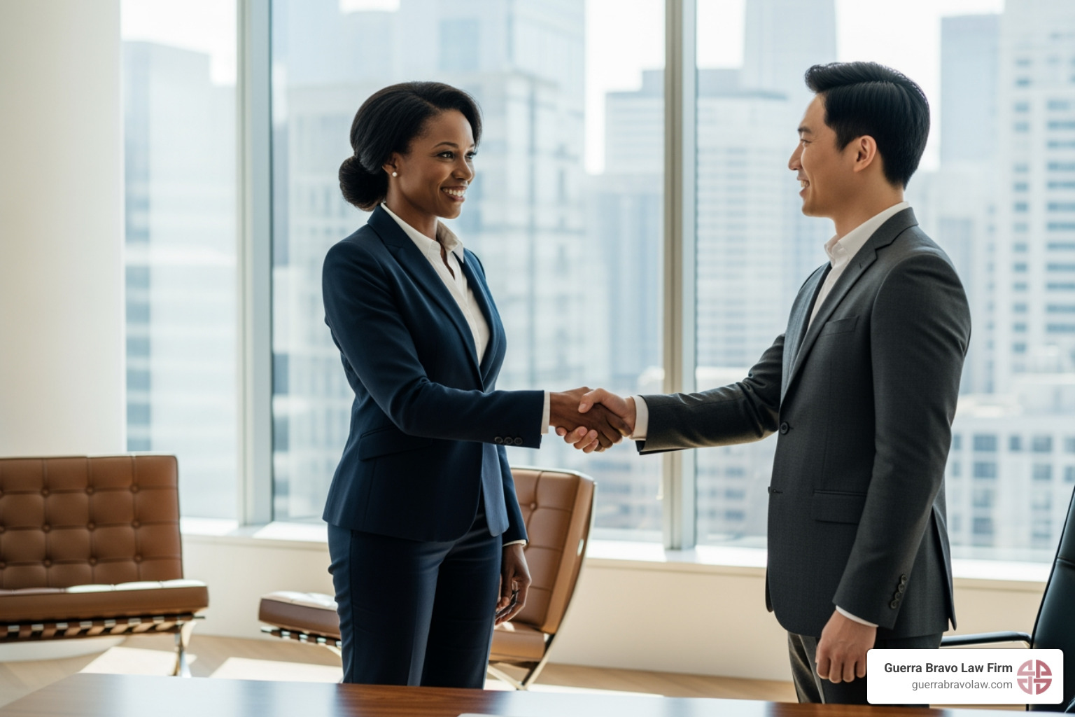 lawyer and client shaking hands in an office setting - do i need a lawyer to apply for citizenship lawyer and client shaking hands in an office setting - do i need a lawyer to apply for citizenship