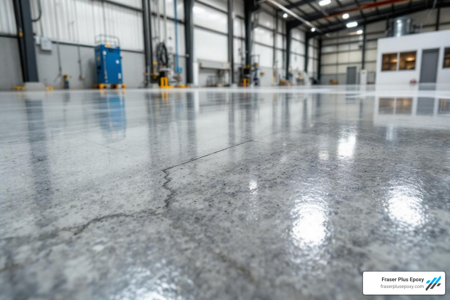 clean prepared concrete floor - epoxy flooring self leveling