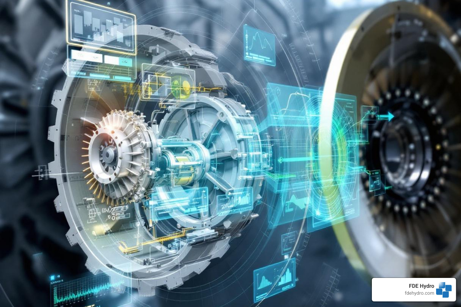 digital twin simulation of a hydropower turbine - Future of hydropower technology