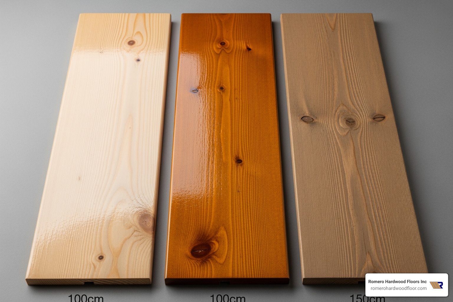 three wood planks with different finishes - light, amber, and matte - best floor varnish hardwood floor three wood planks with different finishes - light, amber, and matte - best floor varnish hardwood floor