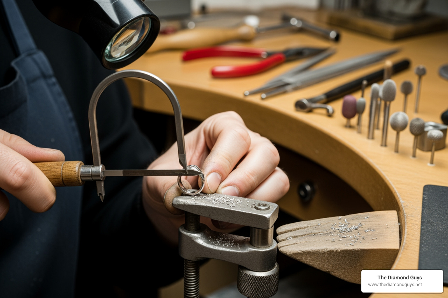 process of cutting a ring to size it down - Platinum ring resizing process of cutting a ring to size it down - Platinum ring resizing