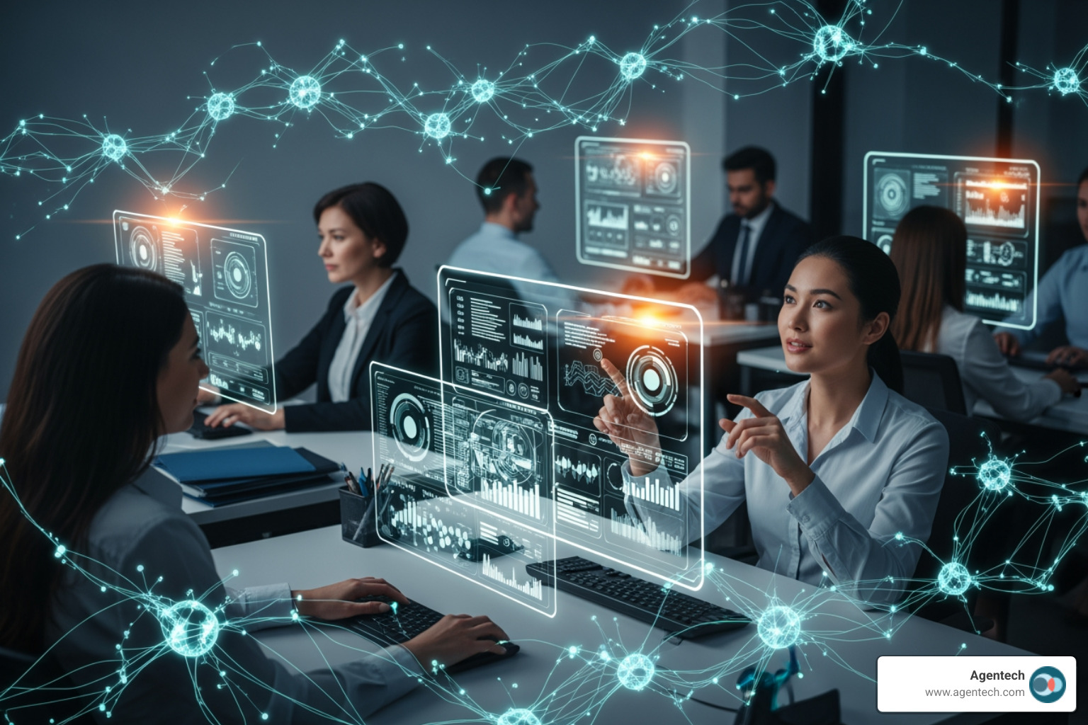 Workflow diagram showing an AI agent handling a claim from FNOL to settlement with steps like document ingestion, data extraction, fraud detection, damage assessment, communication, and payment processing - ai claims agents