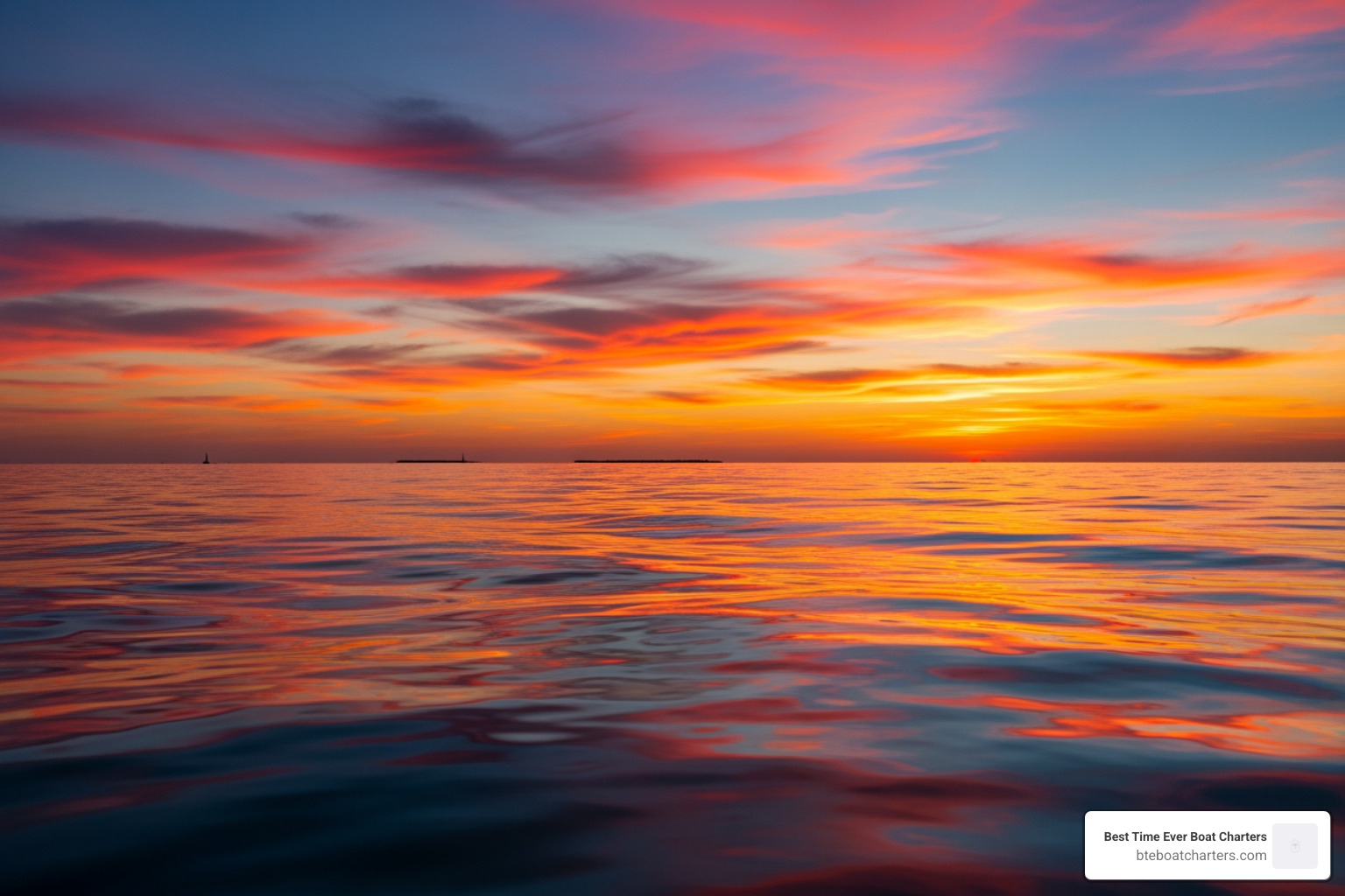 image of a sunset from the water in Key West - yacht rental Florida Keys image of a sunset from the water in Key West - yacht rental Florida Keys