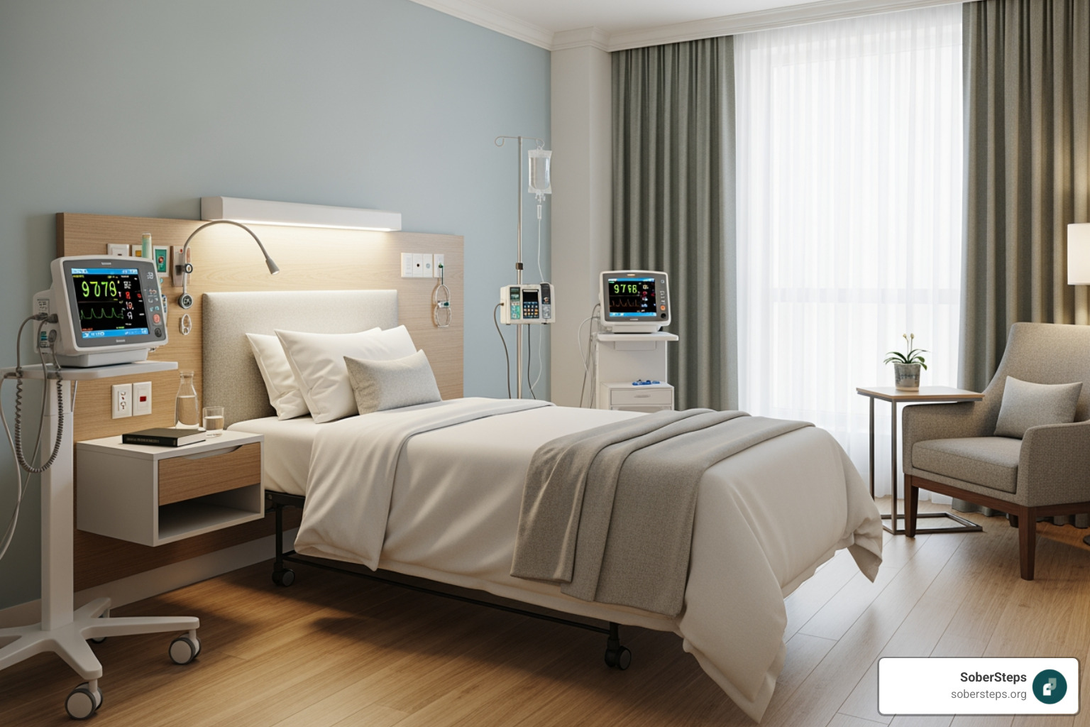 Calm and safe medical environment - addiction services Calm and safe medical environment - addiction services