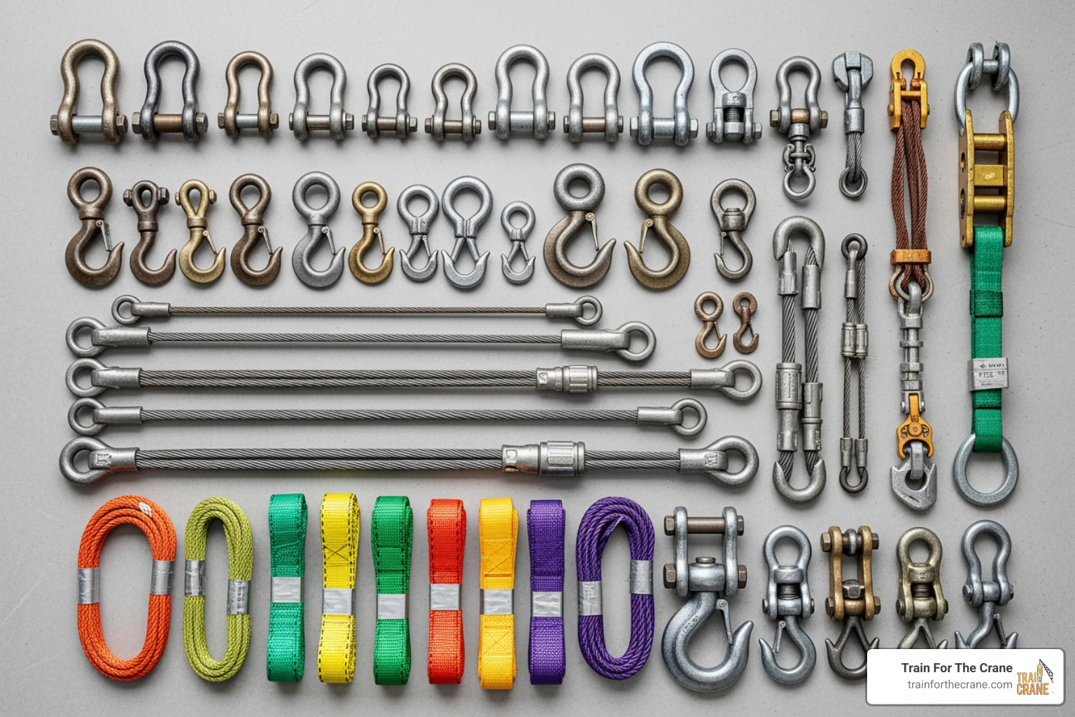 Rigging hardware - rigger level 1 training