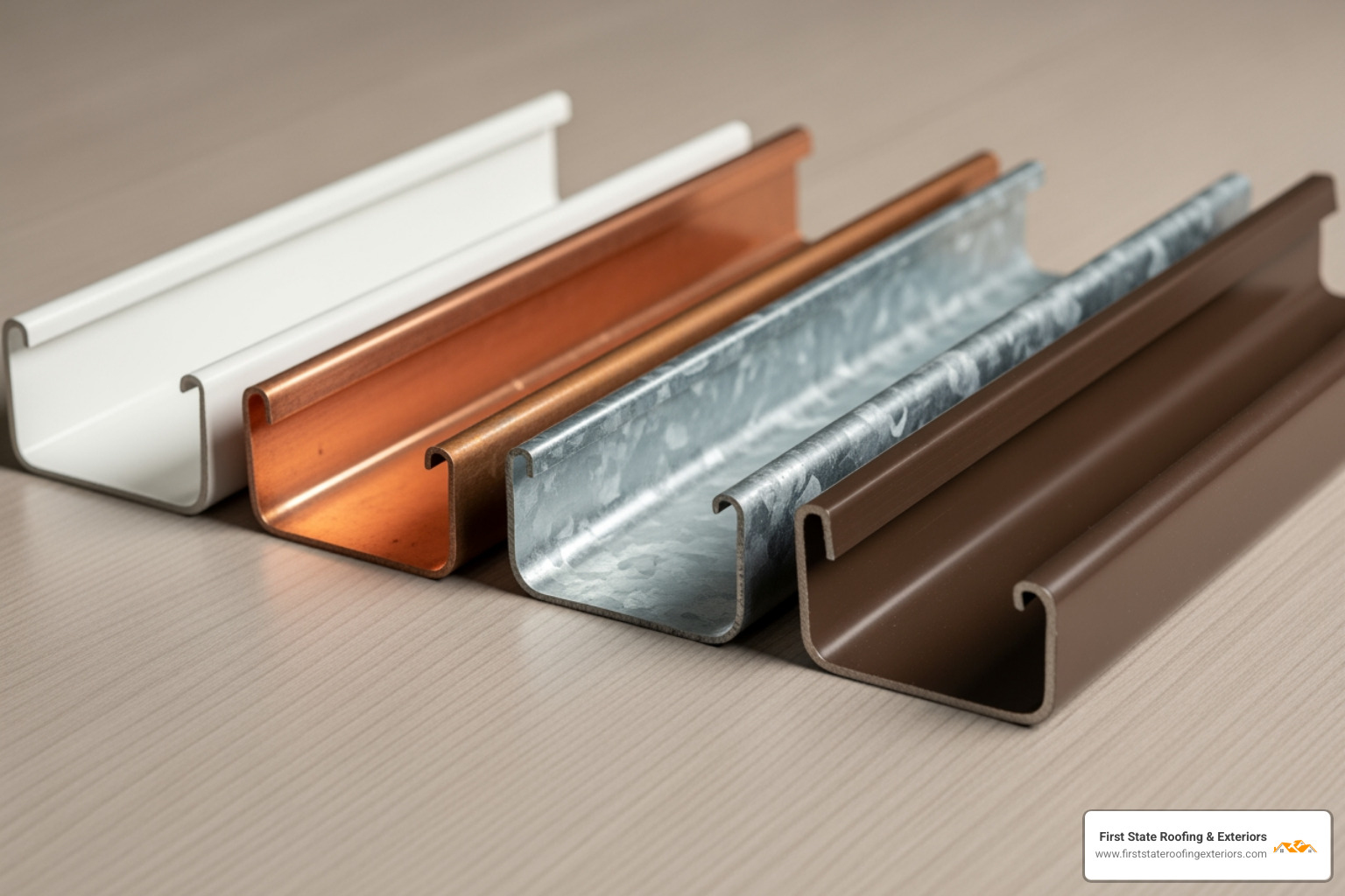 samples of different gutter materials - guttering replacement cost samples of different gutter materials - guttering replacement cost