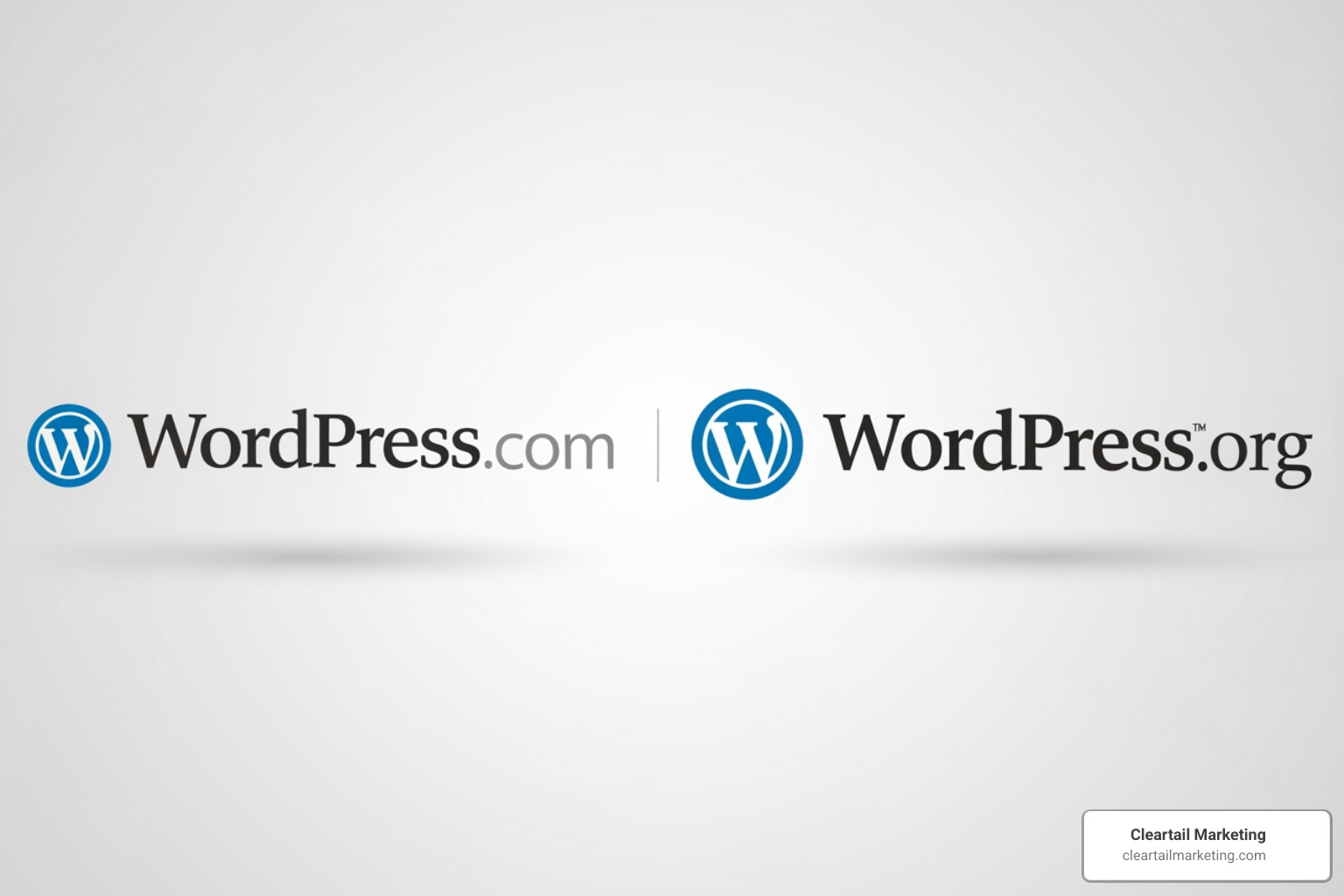 WORDPRESS.COM AND WORDPRESS.ORG LOGOS SIDE-BY-SIDE - WORDPRESS DOMAIN NAME PRICE