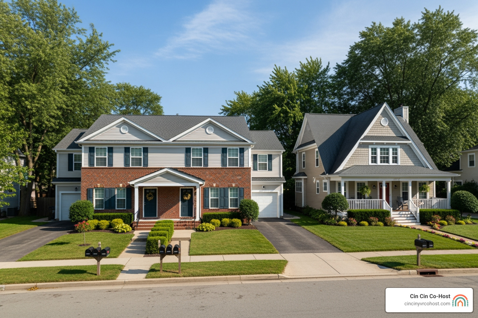 Multi-family duplex next to a single-family home - rental properties for passive income Multi-family duplex next to a single-family home - rental properties for passive income