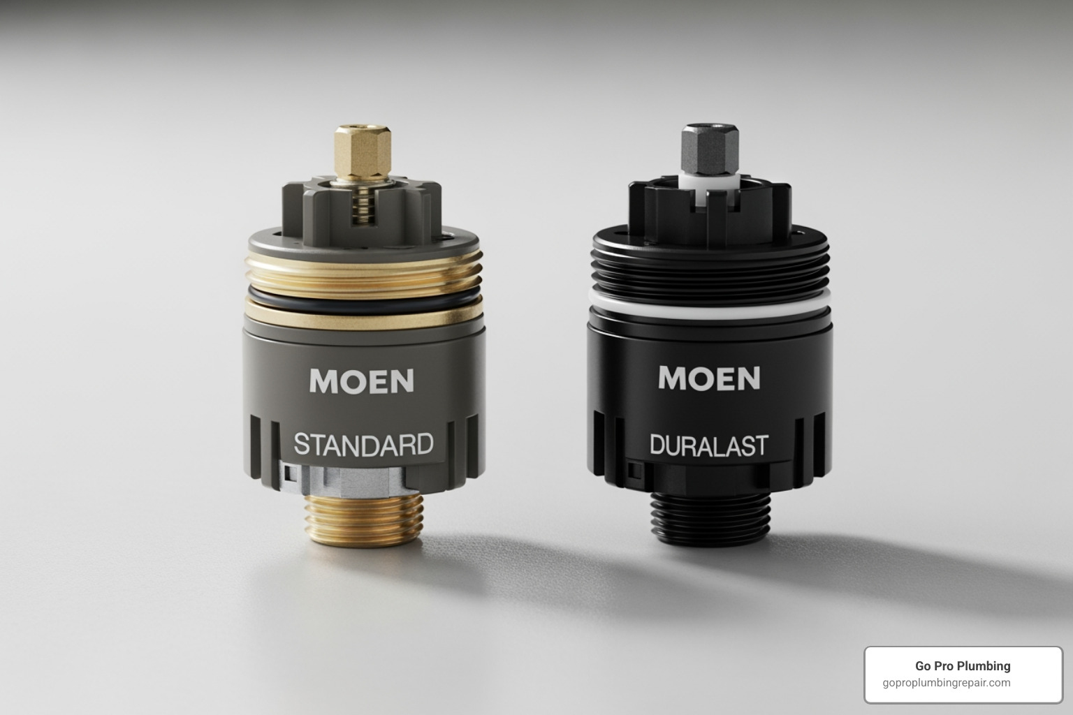 standard vs duralast moen cartridge - different moen cartridges