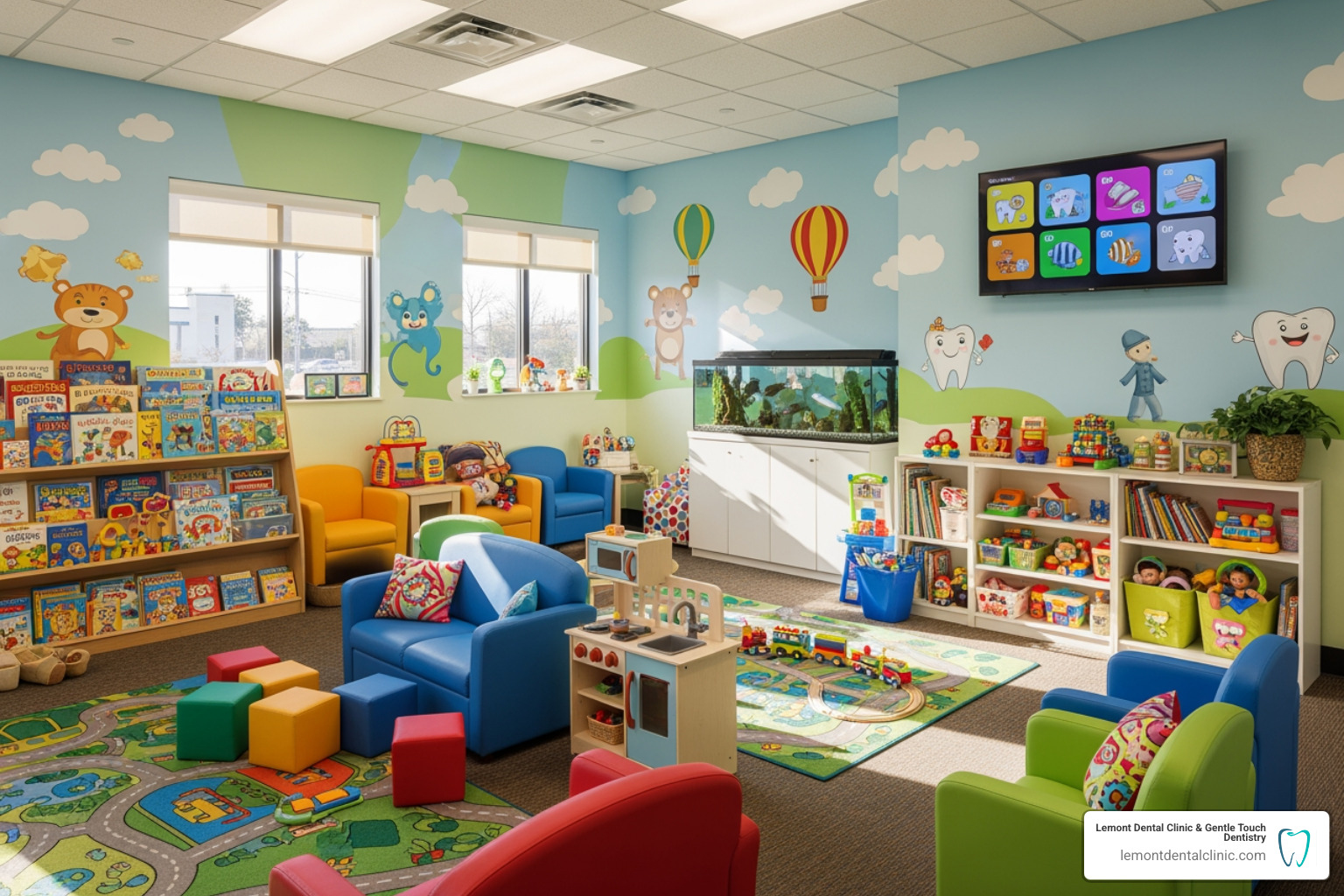 colorful pediatric dental office waiting room - pediatric dentist lemont colorful pediatric dental office waiting room - pediatric dentist lemont