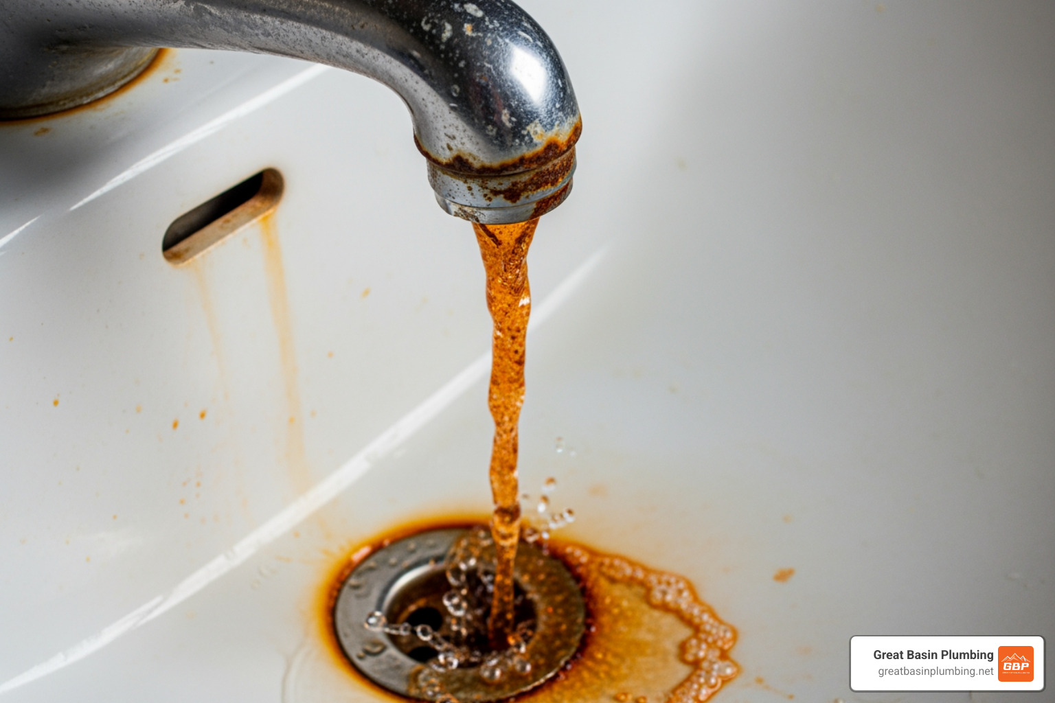 rusty water from faucet - water heater repair Brigham City