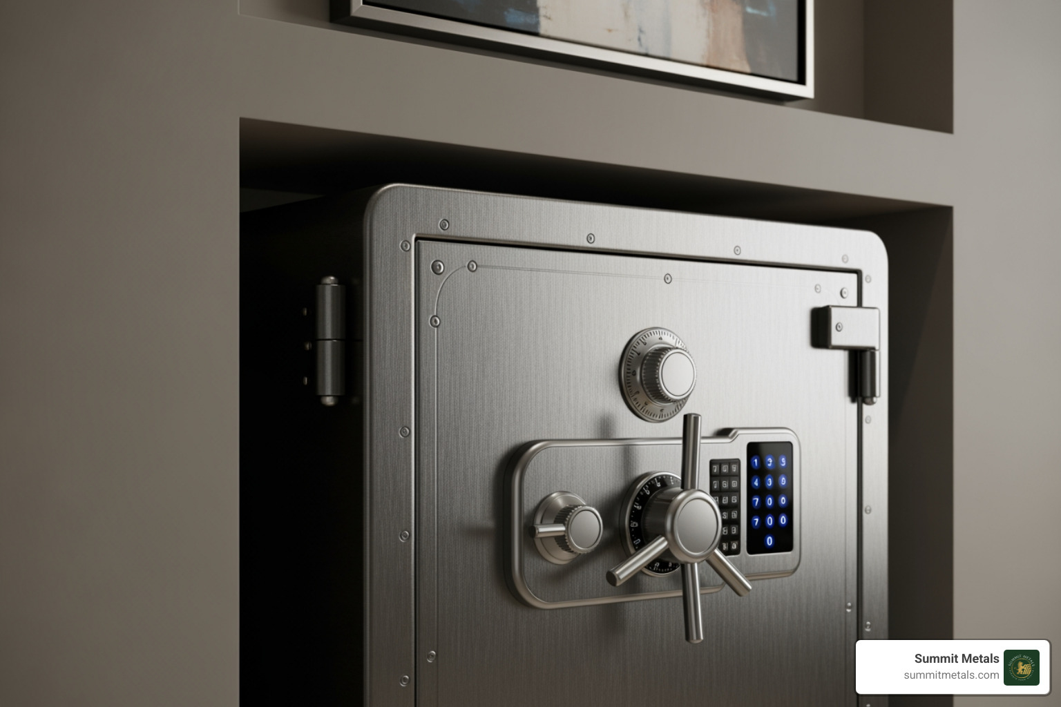 high-security home safe - store silver bars