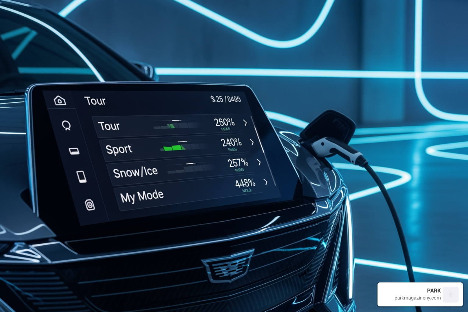Cadillac Lyriq dashboard display - do the driving modes in cadillac lyriq offer different ranges or battery usages?