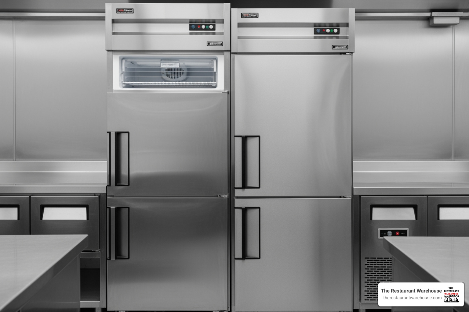 top-freezer and bottom-freezer refrigerators side-by-side - affordable refrigerator