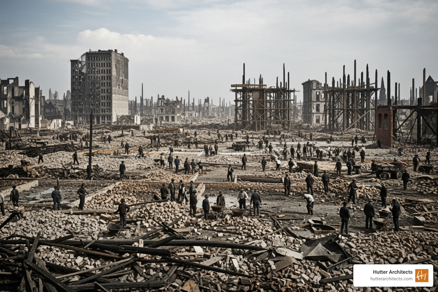 post-fire Chicago reconstruction - architecture in Chicago