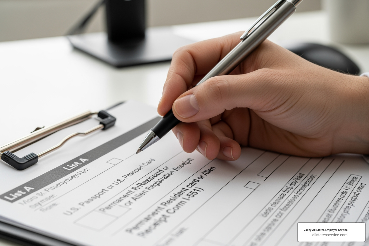 collage of acceptable List A documents - employee eligibility verification list a collage of acceptable List A documents - employee eligibility verification list a