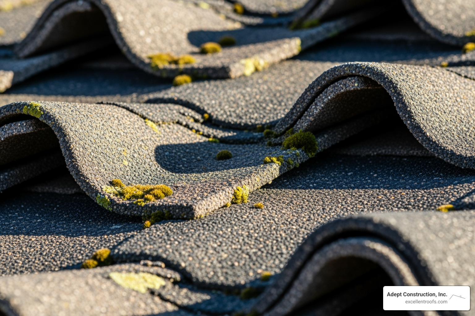 Curling and cracked asphalt shingles - residential roof replacement Curling and cracked asphalt shingles - residential roof replacement