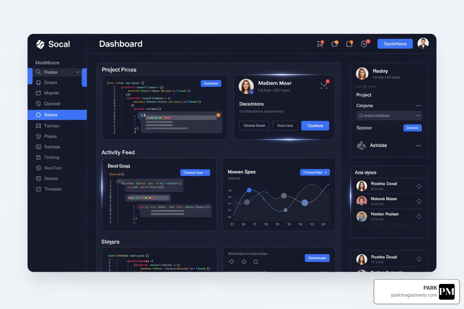 ProgramGeeks Social dashboard interface - programgeeks social ProgramGeeks Social dashboard interface - programgeeks social