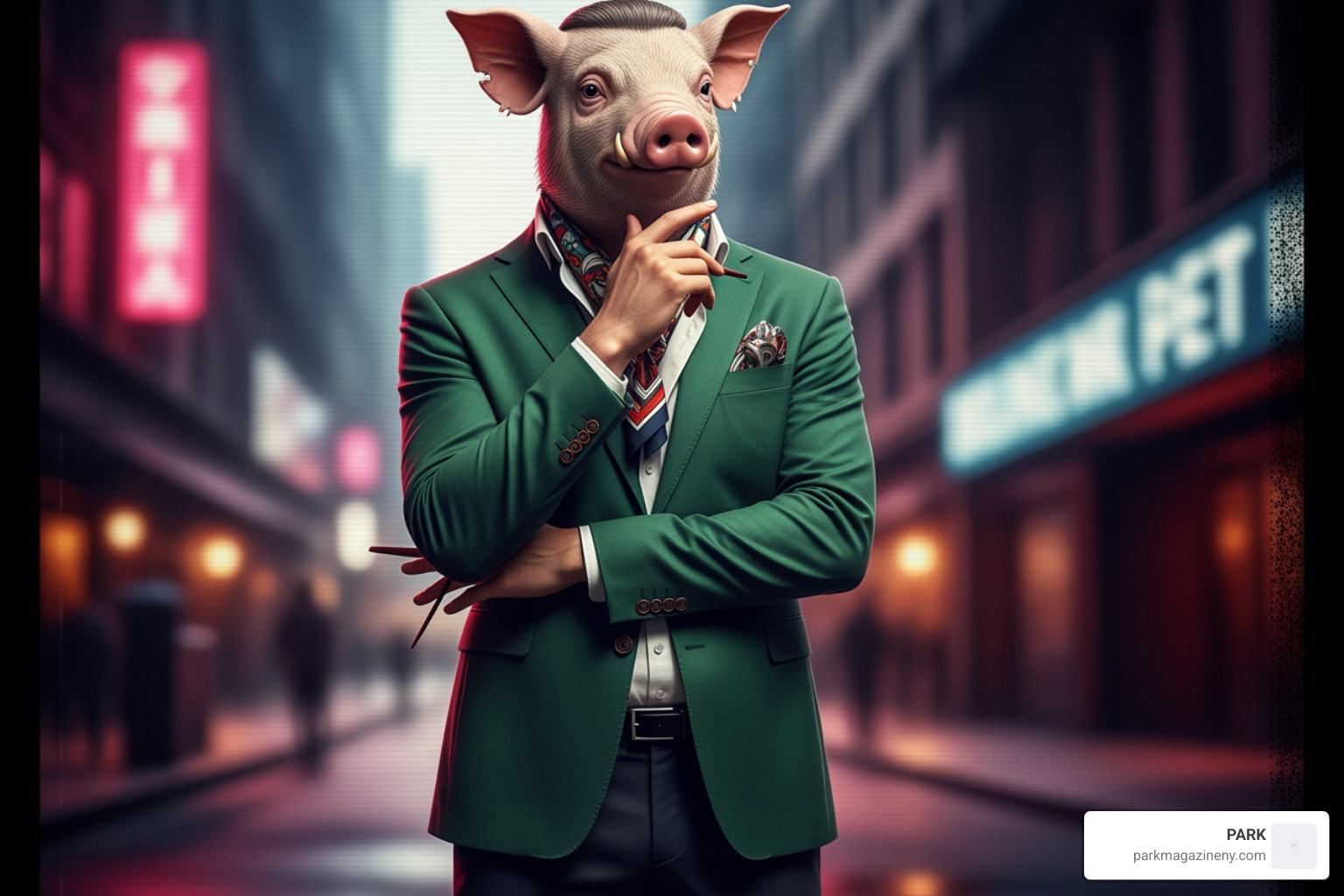 an early John Pork Instagram post showing his fashion model persona - john pork an early John Pork Instagram post showing his fashion model persona - john pork