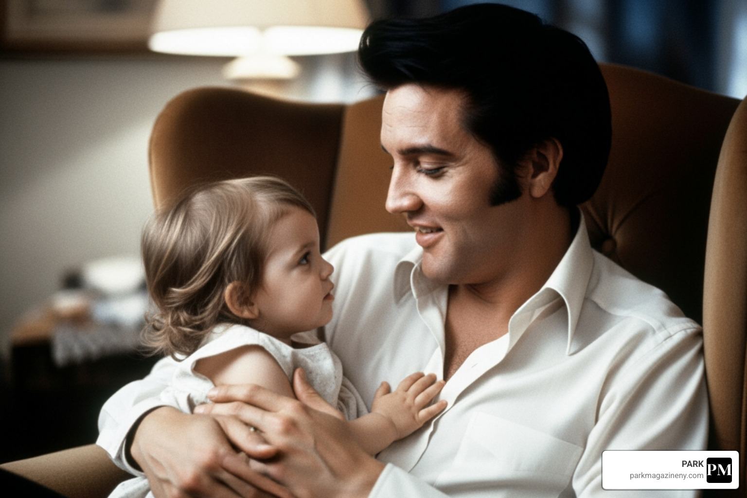Young Lisa Marie Presley with her father, Elvis Presley - lisa marie presley net worth