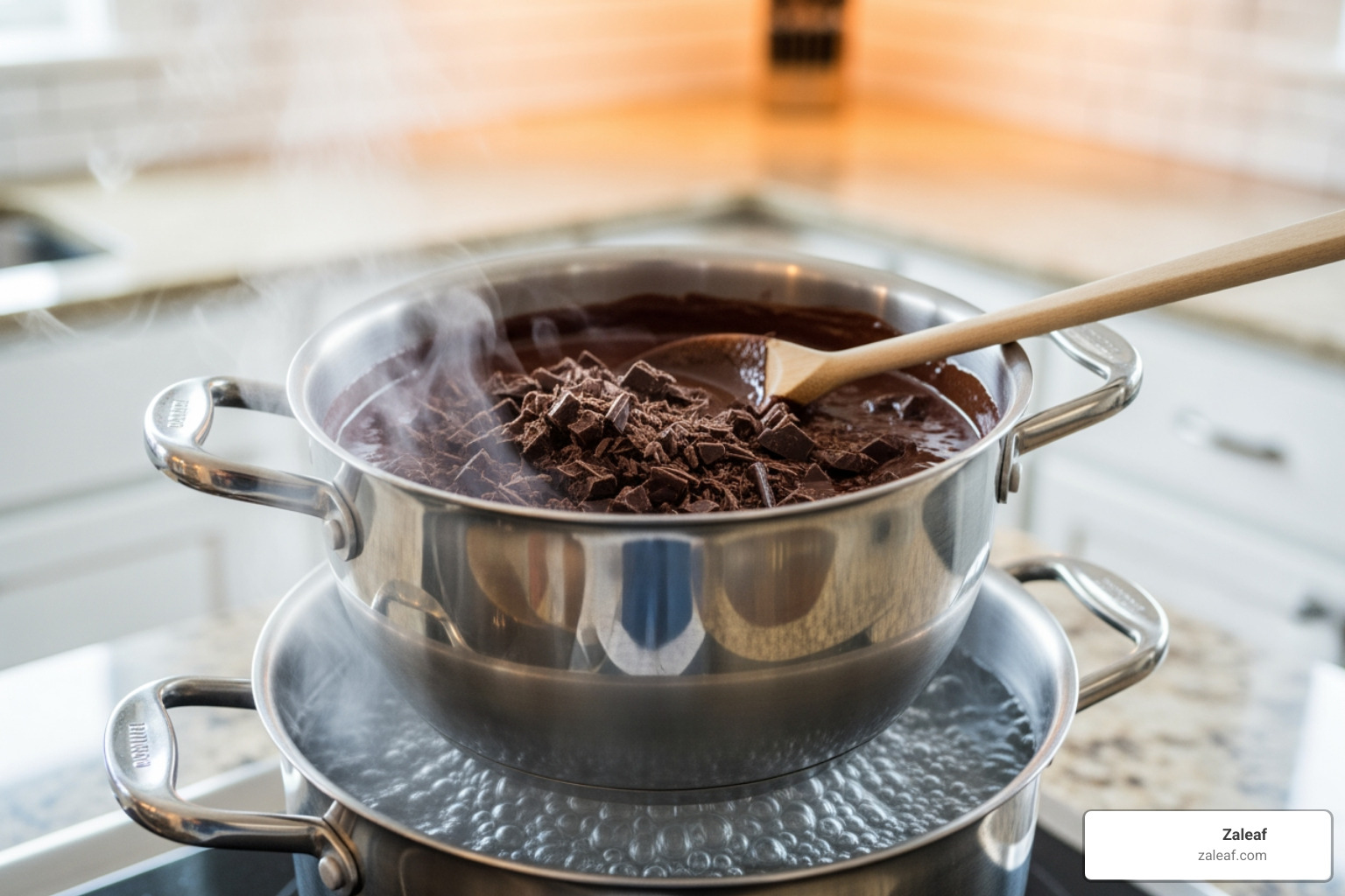 double boiler setup for melting chocolate - cannabis edible chocolate double boiler setup for melting chocolate - cannabis edible chocolate