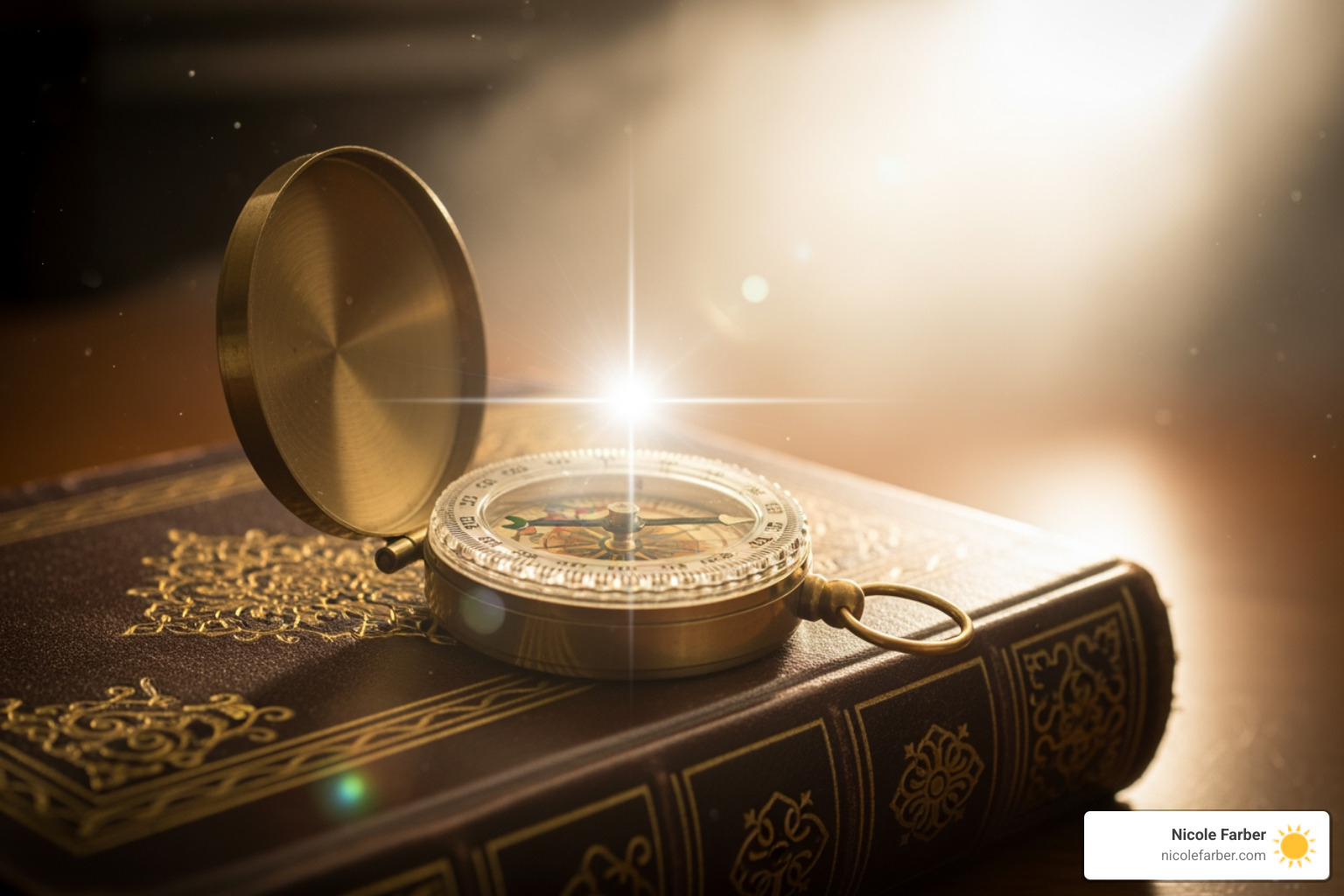 compass pointing toward light - leading with faith compass pointing toward light - leading with faith