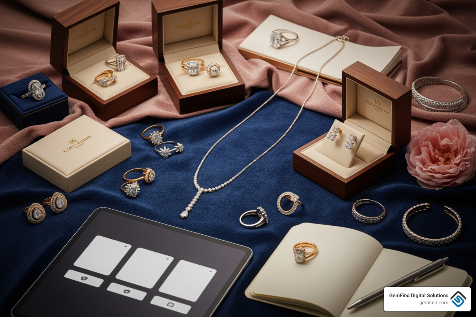 a person browsing a jewelry brand's beautiful Instagram feed on their smartphone - jewelry brand marketing a person browsing a jewelry brand's beautiful Instagram feed on their smartphone - jewelry brand marketing