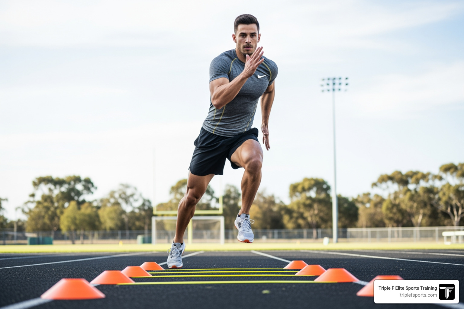 athlete performing sport-specific drill - sports injury physical therapy Knoxville athlete performing sport-specific drill - sports injury physical therapy Knoxville