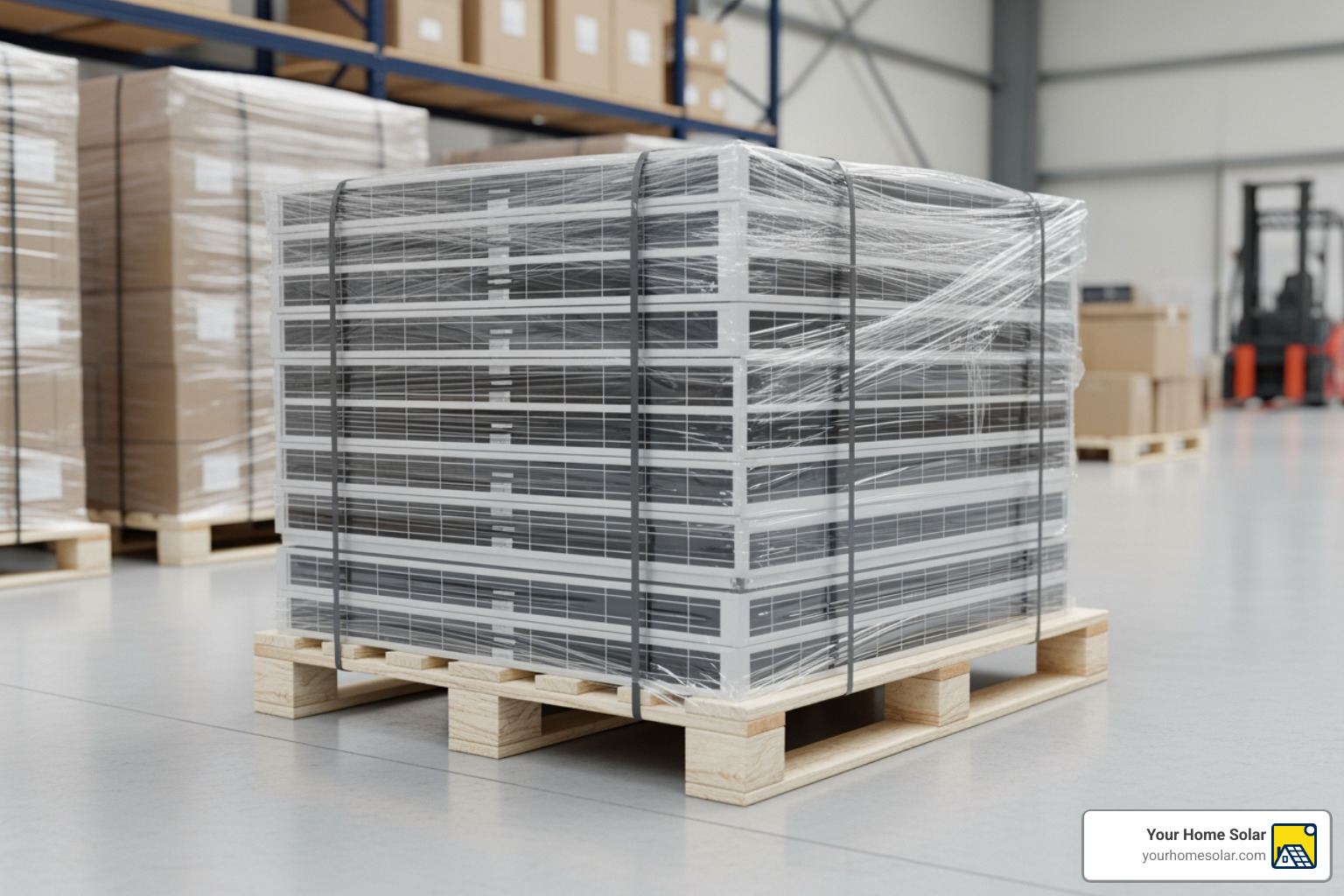 a pallet of solar panels ready for shipping - 300 watt solar panel cost a pallet of solar panels ready for shipping - 300 watt solar panel cost