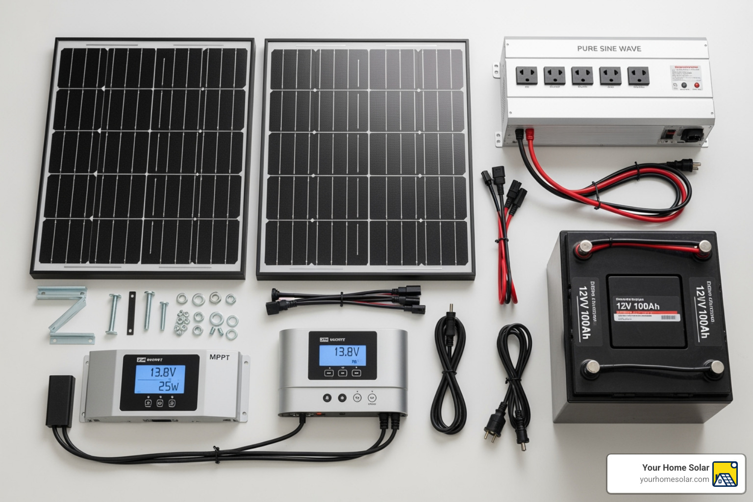essential solar kit components - diy off grid solar power kits essential solar kit components - diy off grid solar power kits