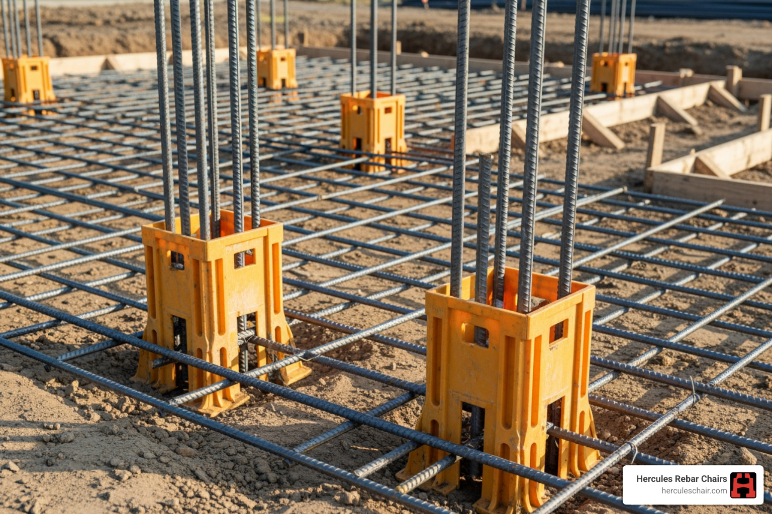 single Hercules rebar footing stand highlighting its snap-in clips - rebar footing stands single Hercules rebar footing stand highlighting its snap-in clips - rebar footing stands