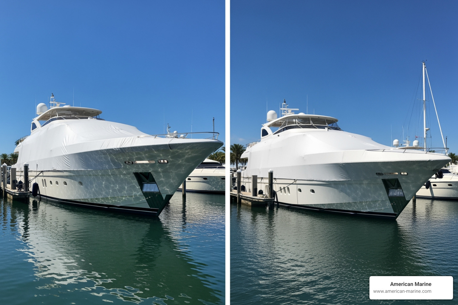 comparison of generic vs custom cover - custom boat cover
