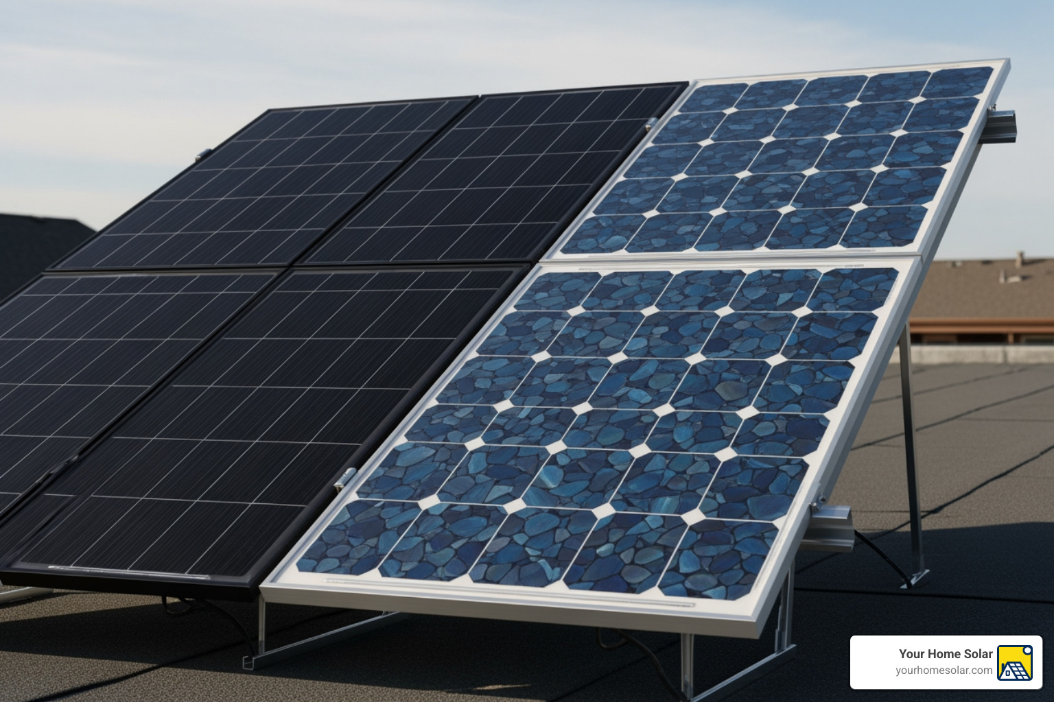 different types of solar panels monocrystalline, polycrystalline - residential solar panel design different types of solar panels monocrystalline, polycrystalline - residential solar panel design