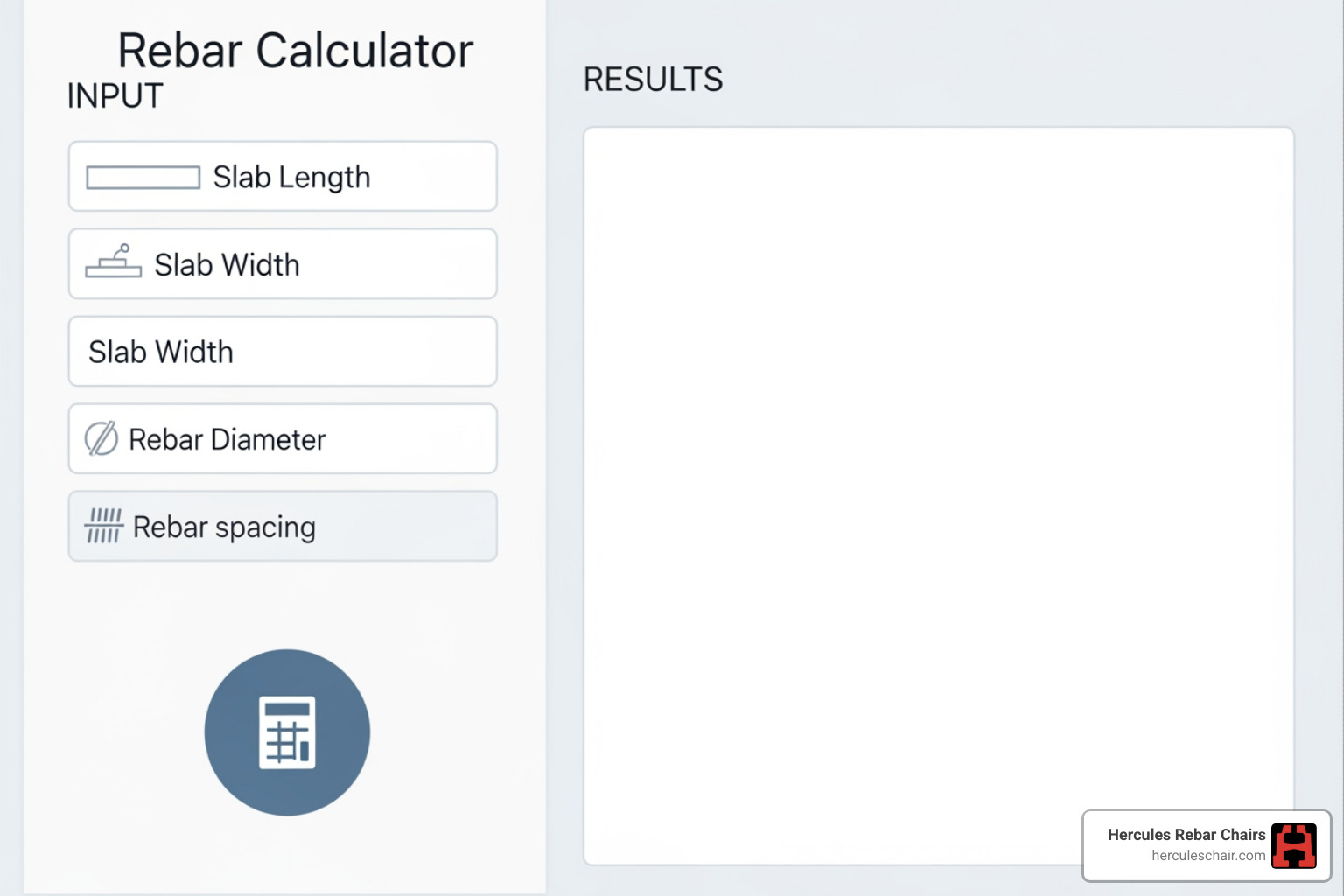 sample rebar calculator interface - rebar slab calculator sample rebar calculator interface - rebar slab calculator