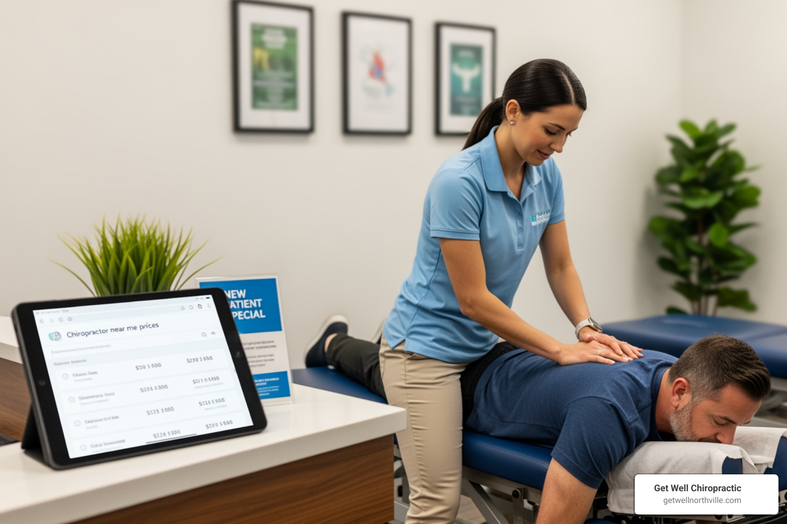 Michigan map highlighting Northville - chiropractor near me prices