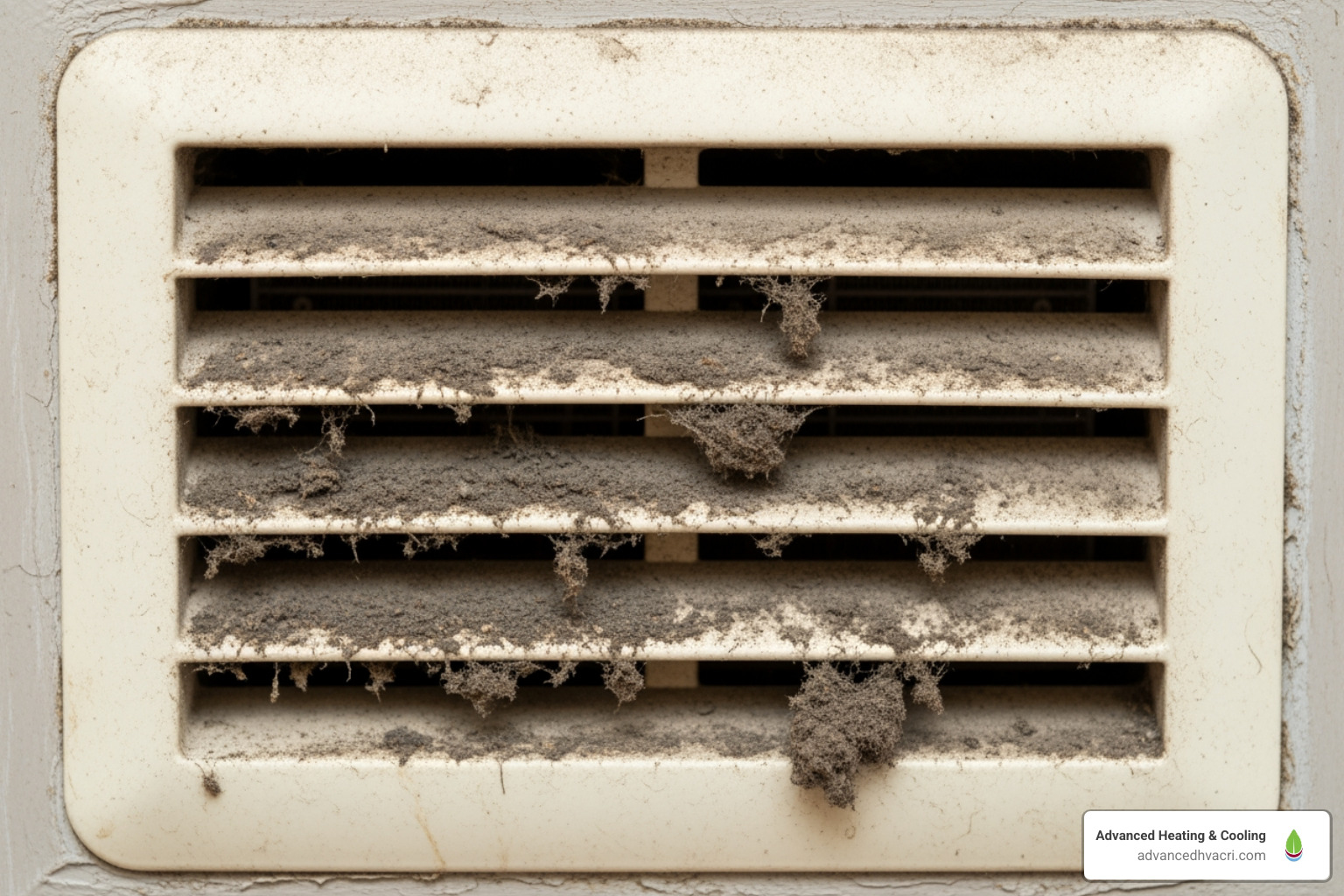 Image of a dirty, dusty air vent cover - Professional HVAC cleaning Smithfield Image of a dirty, dusty air vent cover - Professional HVAC cleaning Smithfield