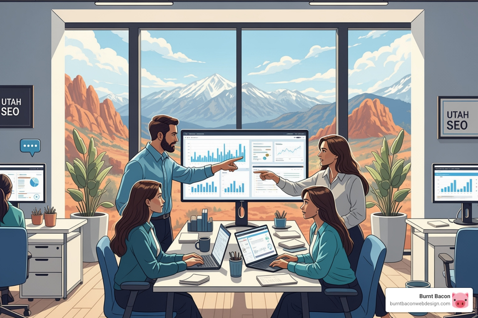 Dashboard showing clear, easy-to-read marketing performance metrics - utah seo firm
