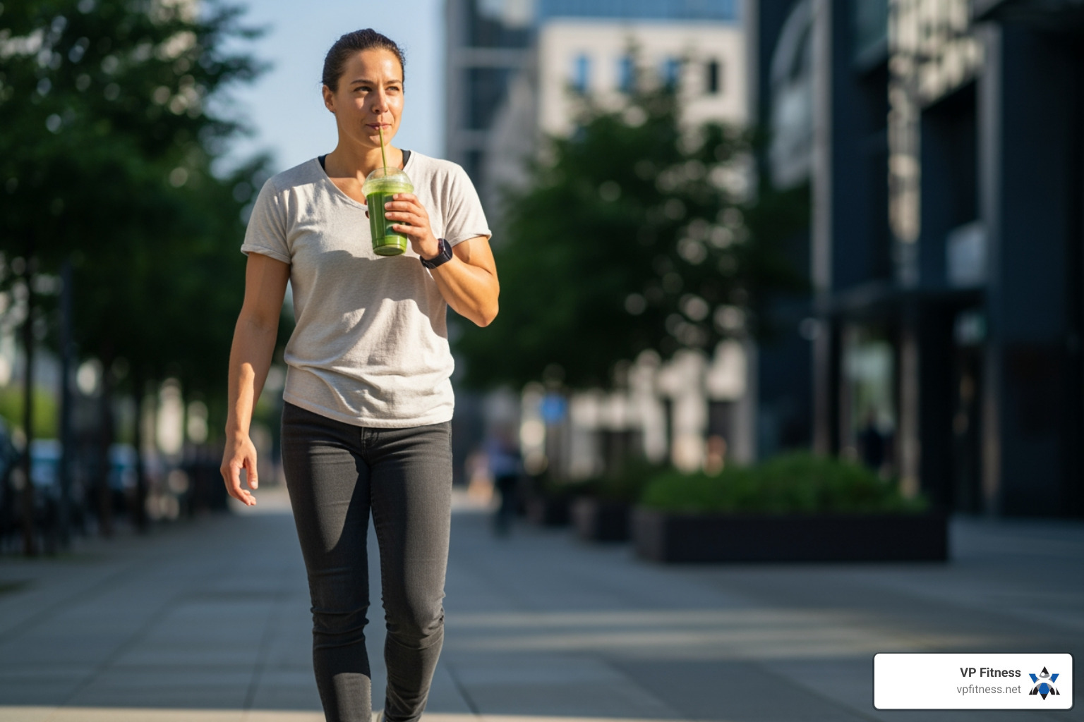 person drinking a smoothie on the go - Meal replacement smoothies person drinking a smoothie on the go - Meal replacement smoothies